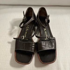 Rare Vintage Prada Leather Heels